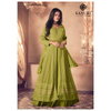 Noor Gold Pestals By Sayuri Heavy Wedding Wear Real Georgette Long Latest Salwar Suit Collection
